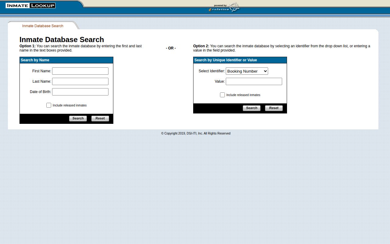 Ocean County released inmate lookup with released record controls